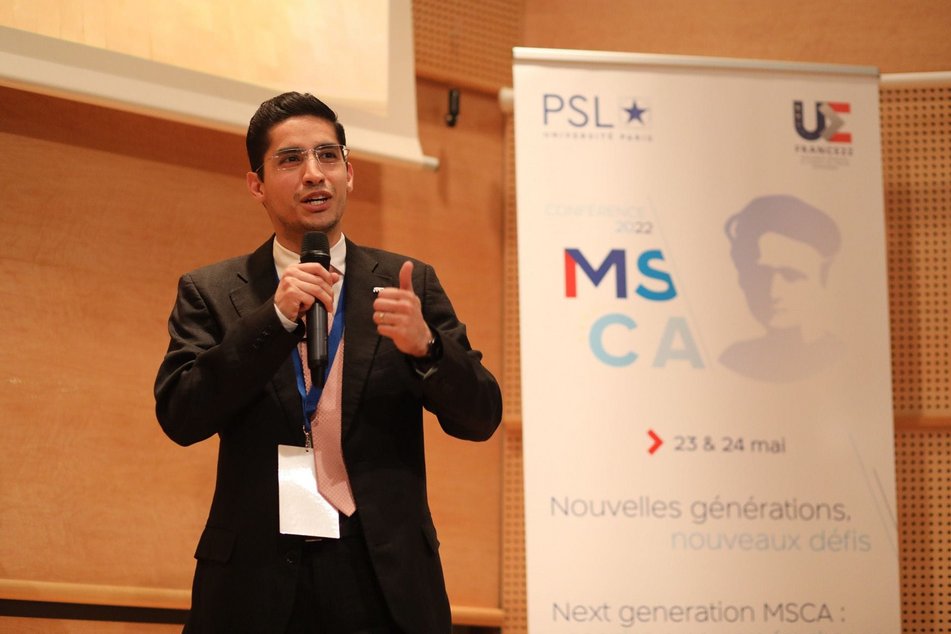 David (ESR 10) took part in the Falling Walls Lab MSCA 2022 competition - an opportunity for MSCA fellows to present their innovative ideas to the scientific community. 